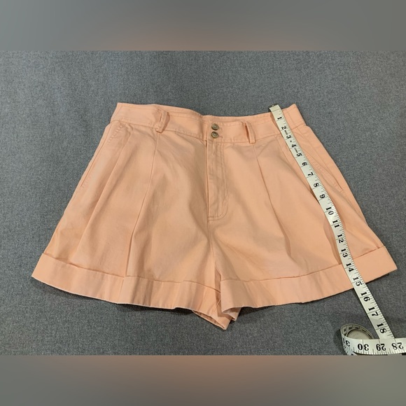 Madewell Pleated Shorts in Pink - Size 8 - Picture 6 of 9
